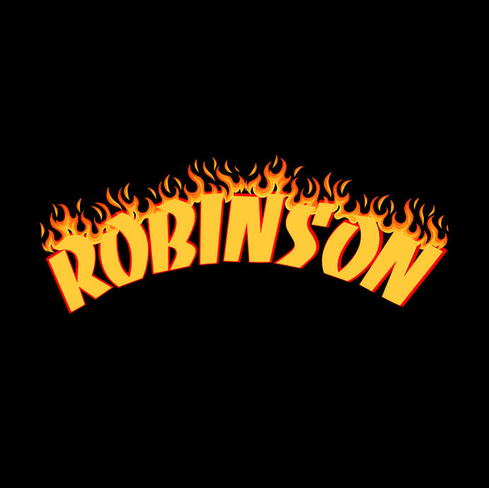 Thrasher-inspired Robinson sticker